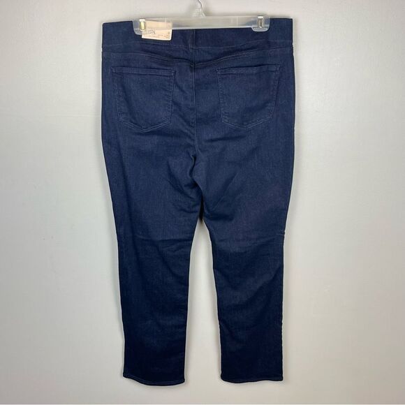 NYDJ Color Rinse Marilyn Pull-On Straight Leg Jeans 14 - Picture 3 of 7